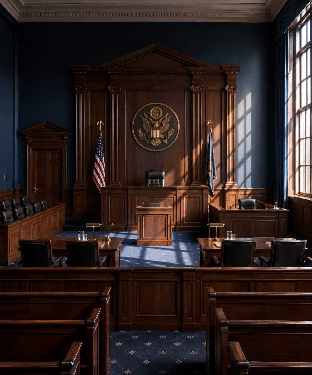 Federal courthouse and government architecture tied to tax evasion defense